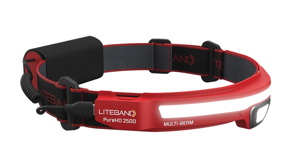 Liteband PRO 2500 Lumen PureHD™ Multi-Beam Rechargeable Headlamp