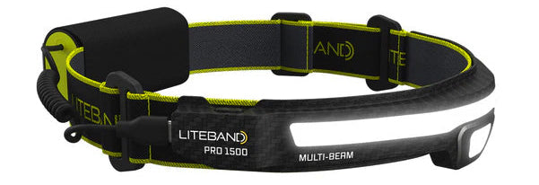 Liteband PRO 1500 Lumen LED Multi-Beam Rechargeable Headlamp