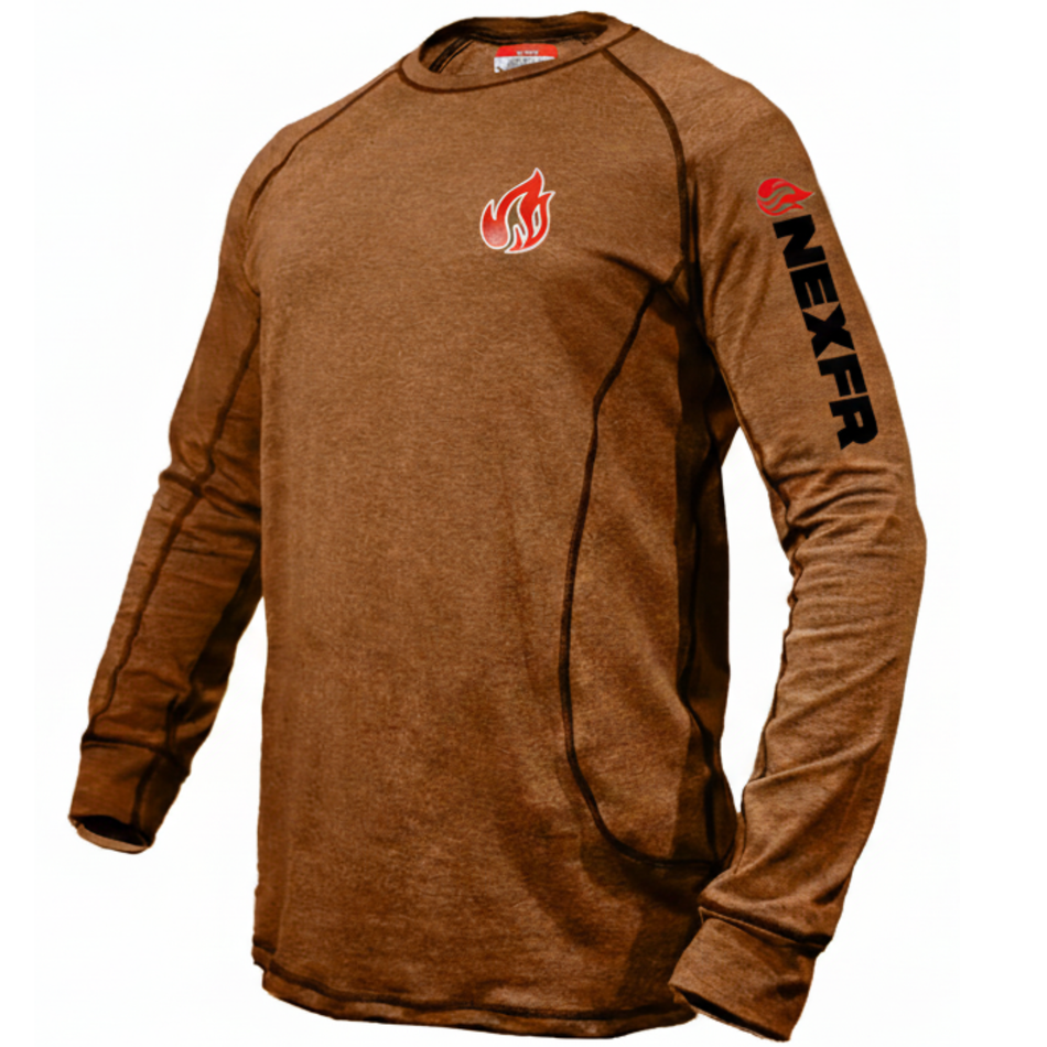 NEXFR Long Sleeve Crew Shirt - Sandstorm