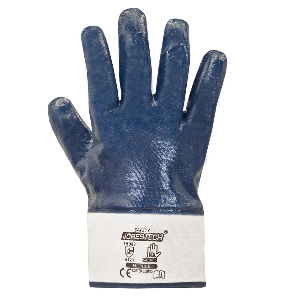 Jorestech Fully Coated Nitrile Safety Work Gloves – Pack of 12
