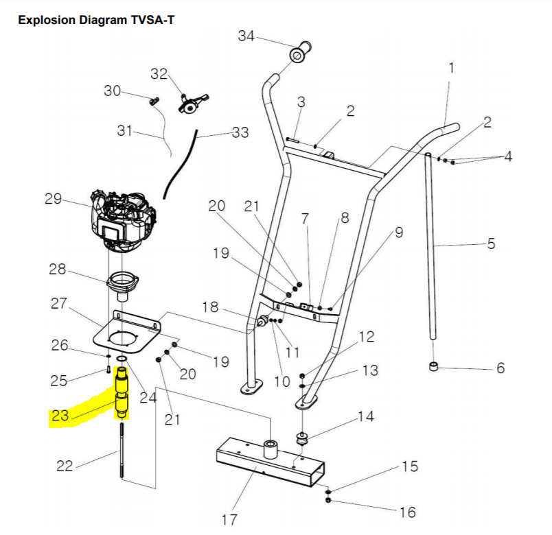 Tomahawk Vibrating Shaft for TVSA-T Screed (23)