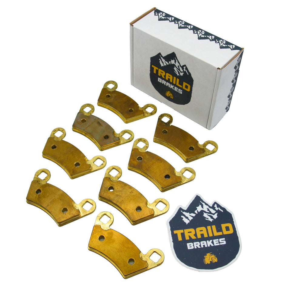 Traild Polaris Ranger 400/500/570/650/700/800 Mid-Size 2004-2022 Brass Brake Pad Set