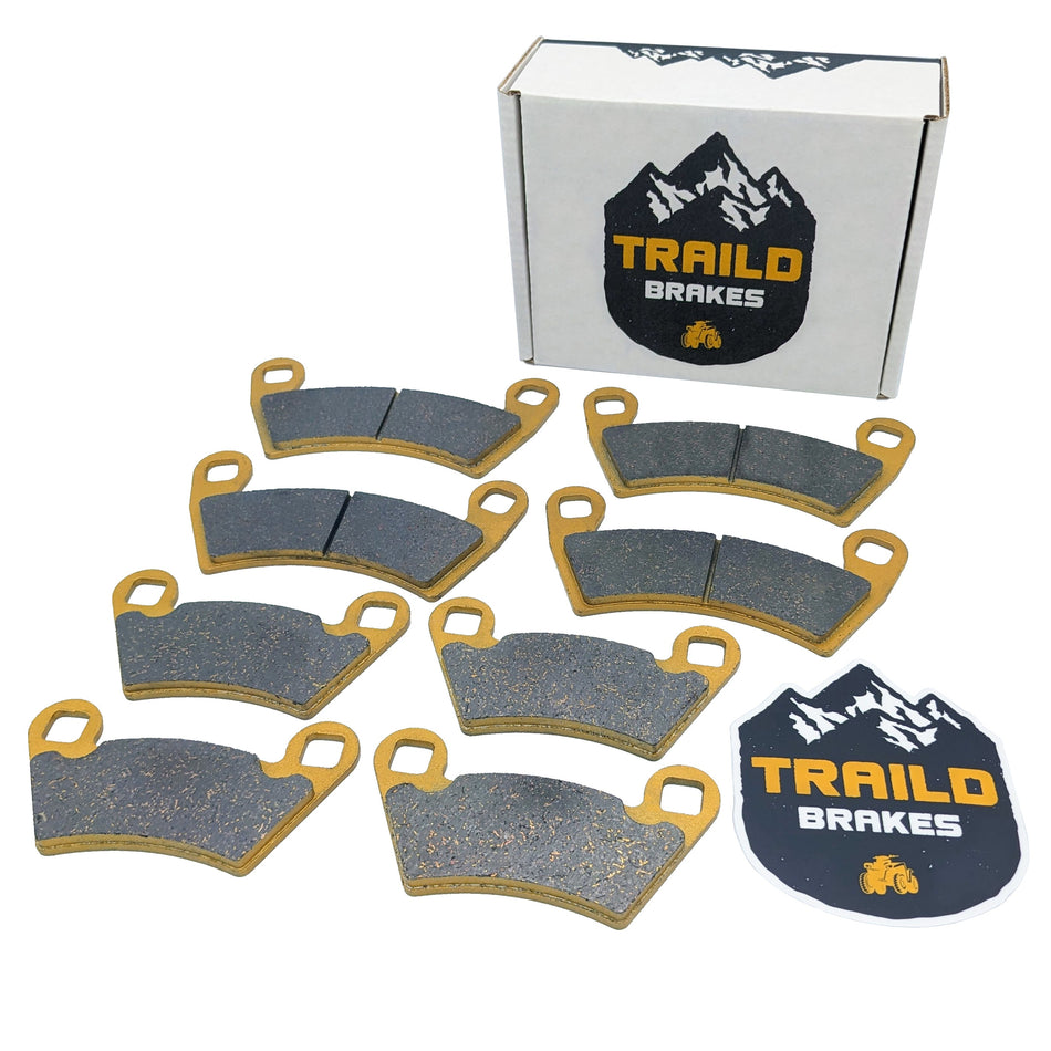 Traild Polaris Ranger 500/570/700/XP 800/XP 900/XP 1000/Brutus/Diesel/EV 2008-2025 Ceramic Brake Pad Set