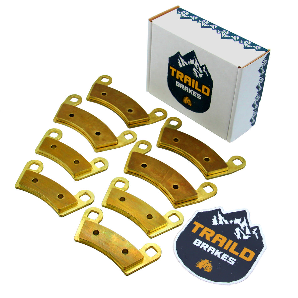 Traild Polaris Ranger 1000/XP 1000/Crew 1000/Crew XP 1000/Crew SP 570/Kinetic 2018-2026 Brass Brake Pad Set
