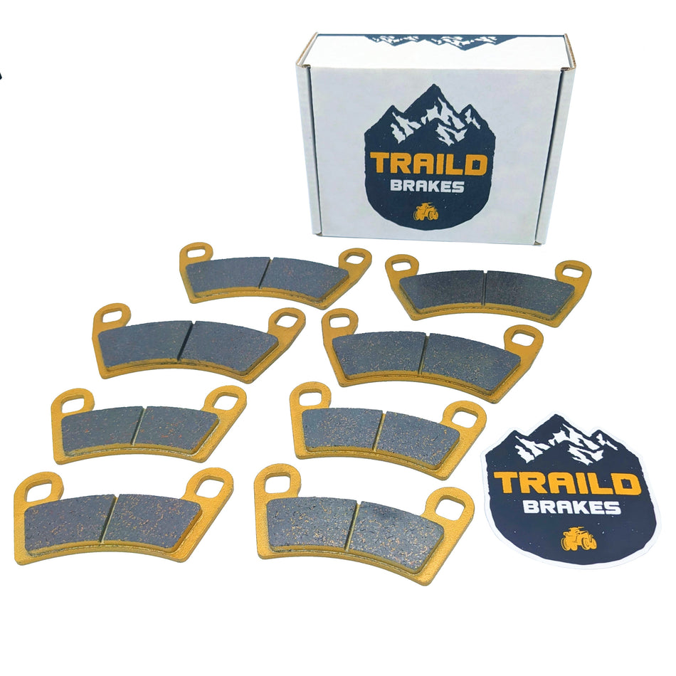 Traild Polaris Ranger 1000/XP 1000/Crew 1000/Crew XP 1000/Crew SP 570/Kinetic 2018-2026 Ceramic Brake Pad Set
