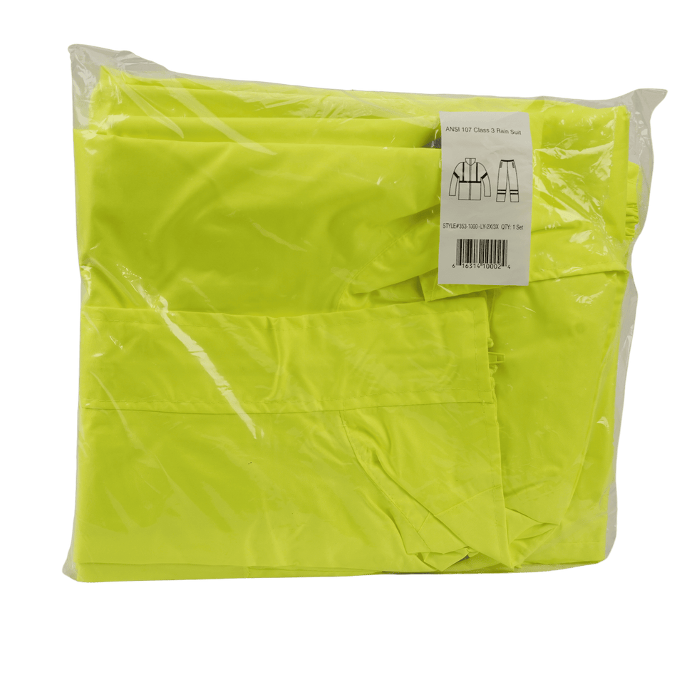 PIP Safetygear Ansi Class 3 Two-Piece Rain Suit