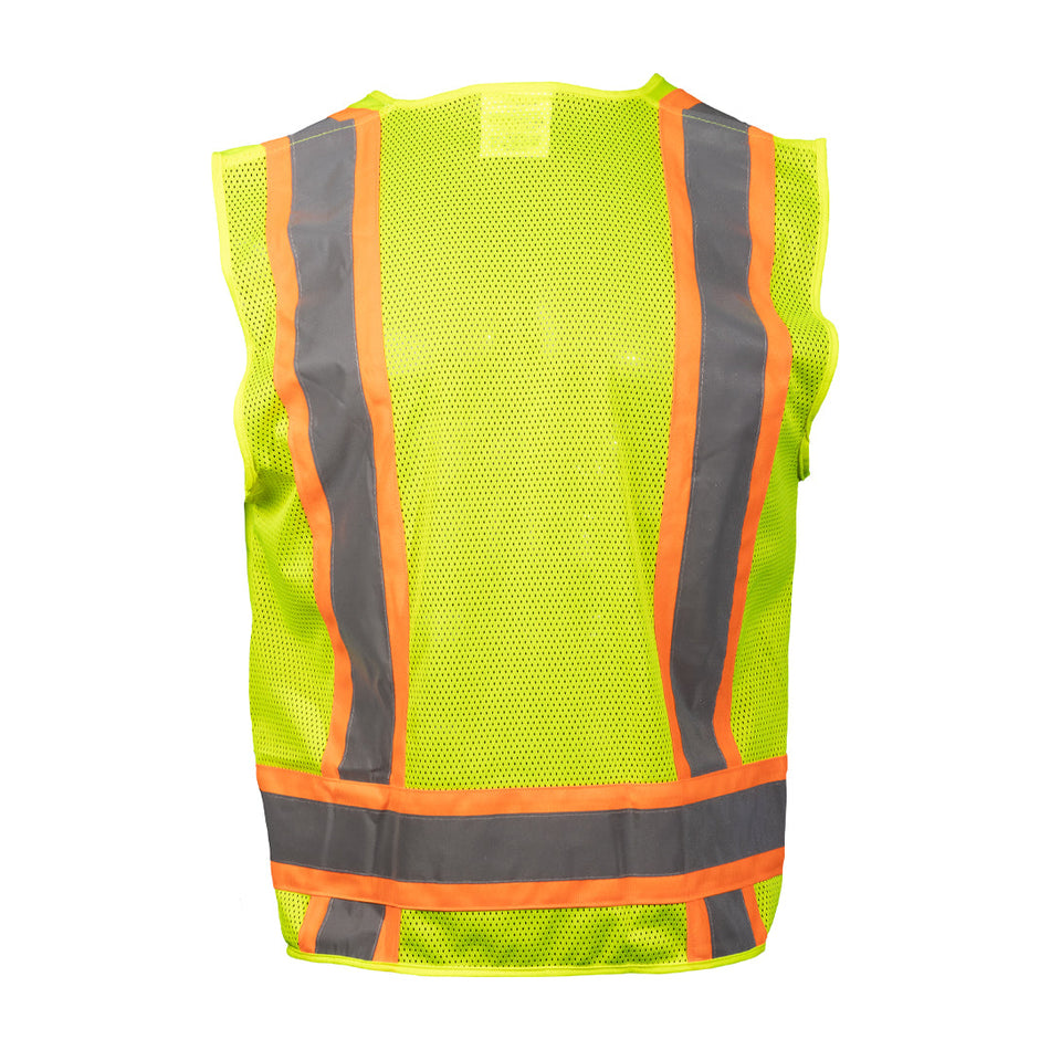 Malta Dynamics High Visibility Yellow Safety Surveyor Vest