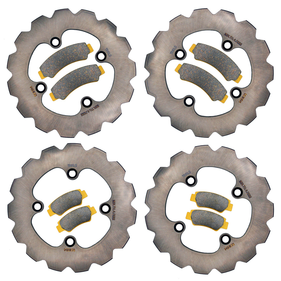 Traild CFMoto UForce 1000/600 2019-2026 Ridge Rider Rotor and Pad Kit