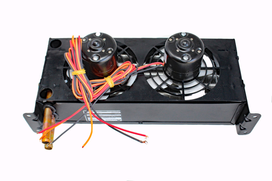 Red Dot Heater Unit 12v Double Fan Floor Exit Connections R-255-12P