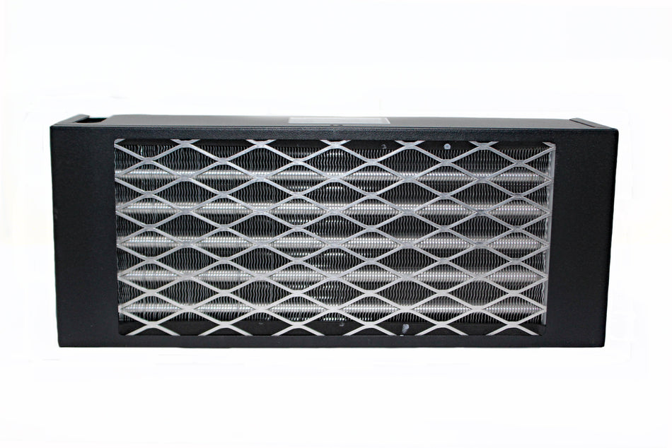 Red Dot Heater Unit 12v Double Fan with Rear Exit Connections R-295-0P