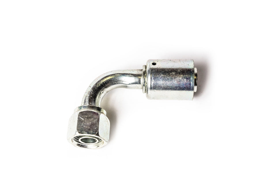 Reduced Beadlock AC Fitting Steel #10 Fem 90 Step to #14 RD-5-12454-0P