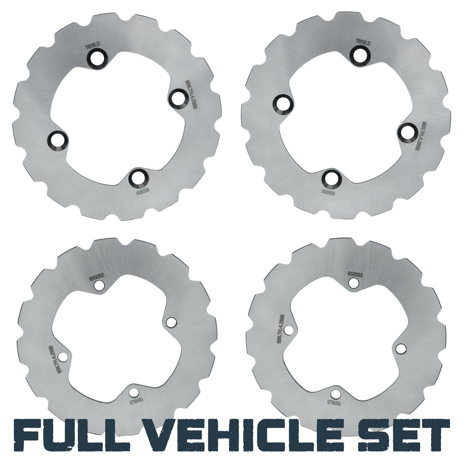 Traild Polaris Ranger 500/700/800/900/1000 2009-2026 Ridge Rider Disc Brake Rotor Kit