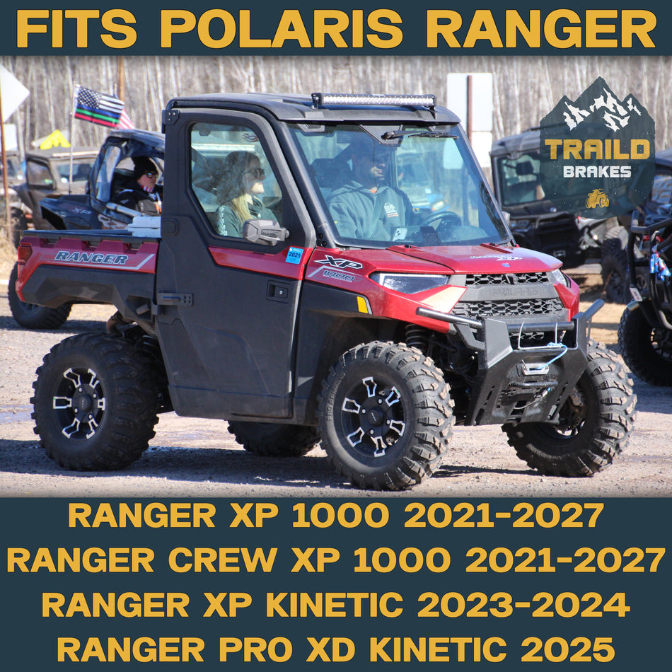 Traild Polaris Ranger XP 1000 / XP Kinetic 2021-2027 Ridge Rider Disc Brake Rotor Kit
