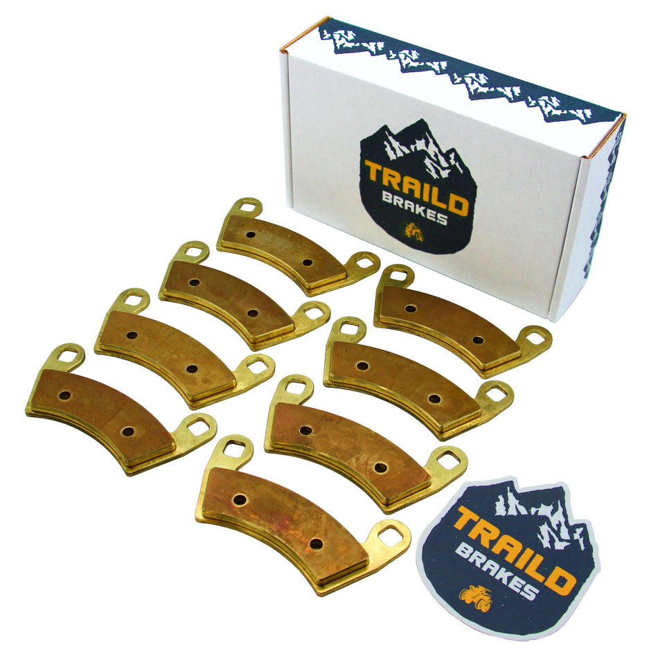 Traild Polaris Ranger Crew 570/700/800/900/XP 1000/Diesel 2008-2024 Brass Brake Pad Set