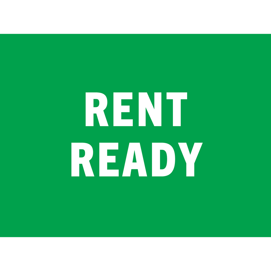 Aluminum Sign 24X18 - Rent Ready
