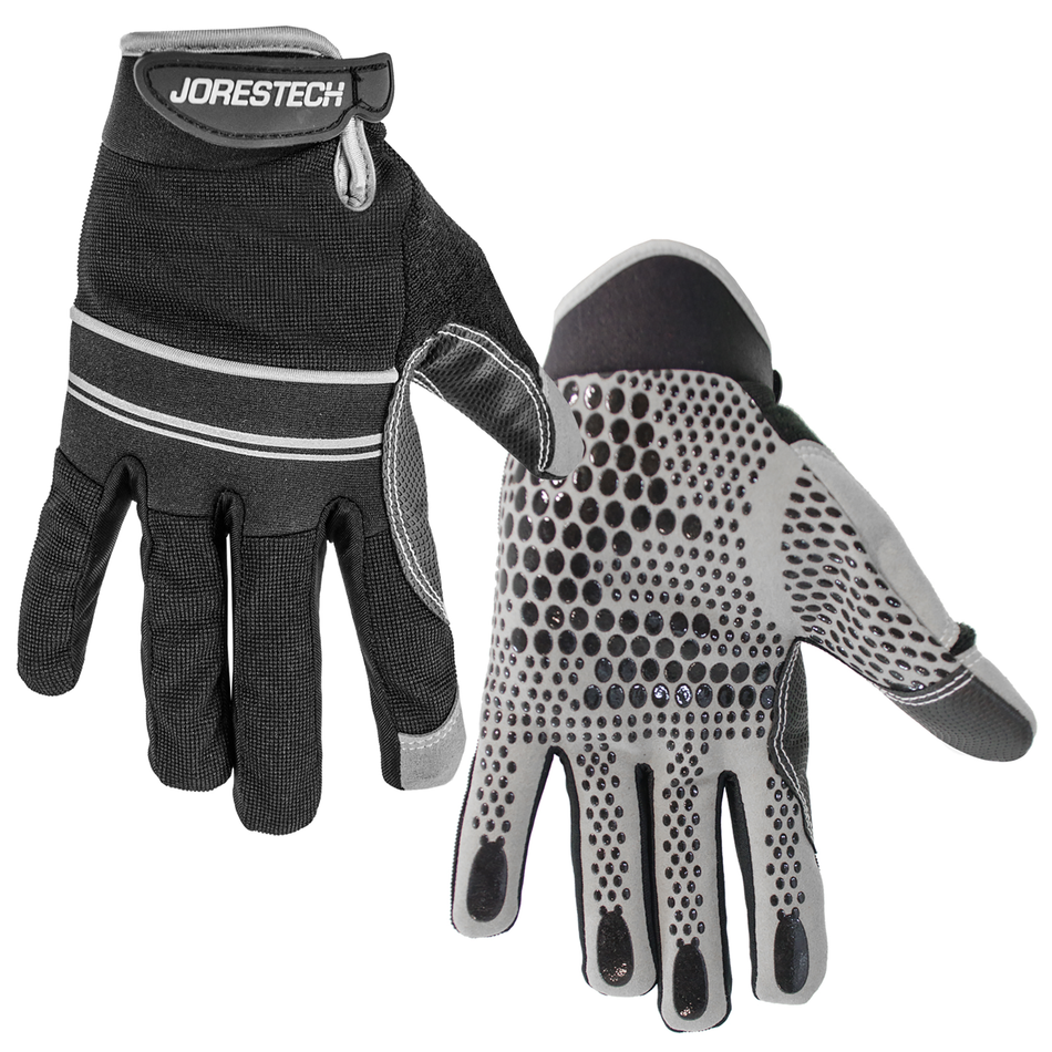Jorestech Safety Work Gloves with Anti-Slip Silicone Dotted Palms