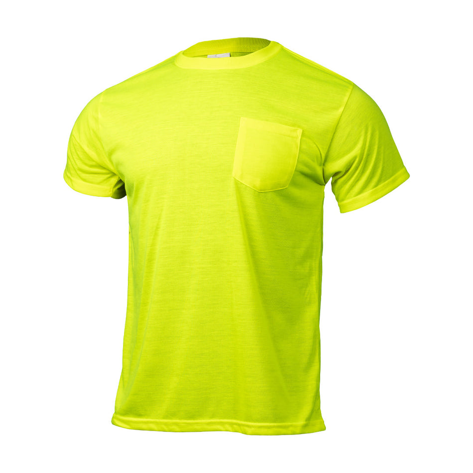 Malta Dynamics High Visibility Yellow Safety Short Sleeve Shirt
