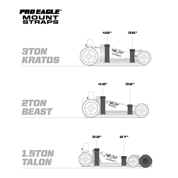 Pro Eagle 42" Anti Rattle Strap