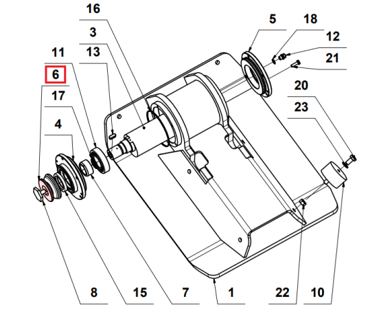 Tomahawk Pulley (P019) Spare Part for TPC90H 5.5HP Honda Compactor