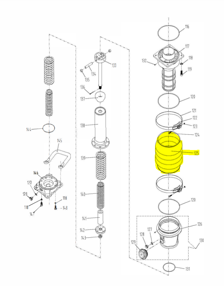Tomahawk Bellow for TR68H Rammer (MRS80-803203)