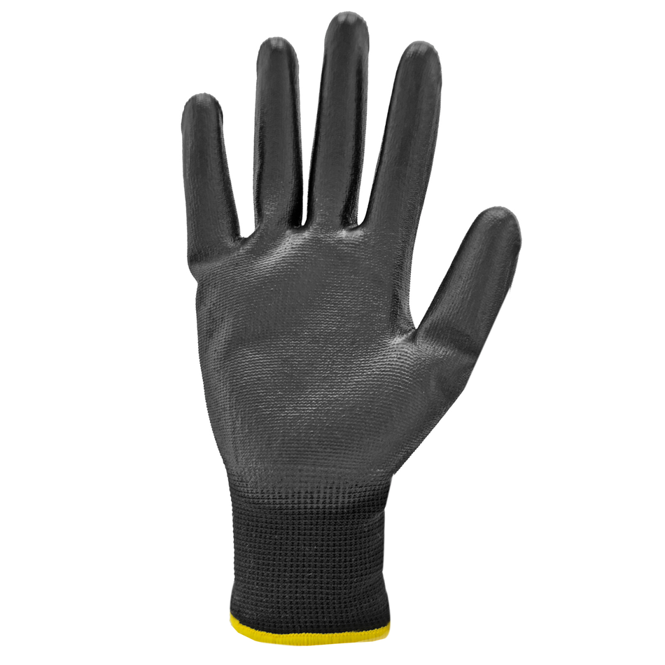 Jorestech Thin Safety Work Gloves with Polyurethane Dipped Palms – Pack of 12