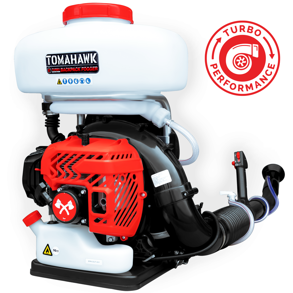 Tomahawk 3.7 Gal Turbo Boosted Backpack Mosquito Fogger Leaf Blower for Pest Control