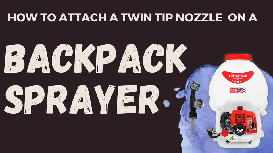 Tomahawk Twin Tip Nozzle for TPS25 Backpack Sprayer