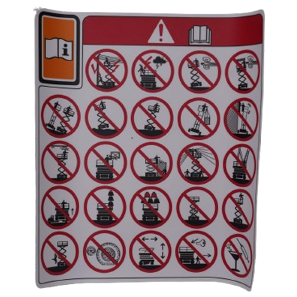 Decal - Hazards Pictorials TSA/SJ172677