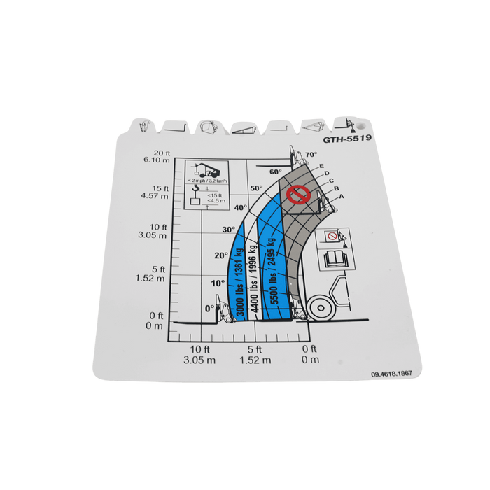 Genie Aftermarket Load Charts Standard Kit 55.0700.0166GT