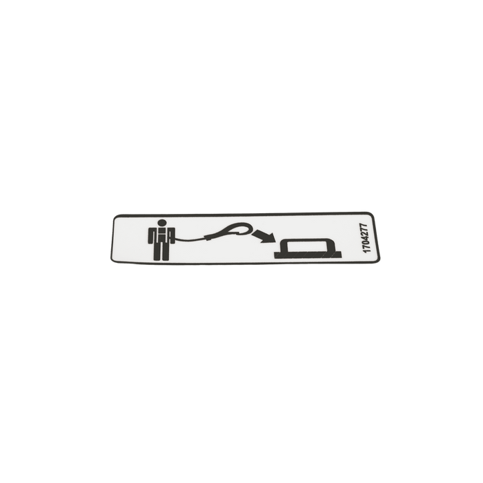 JLG Aftermarket Lanyard Attach Decal 1704277