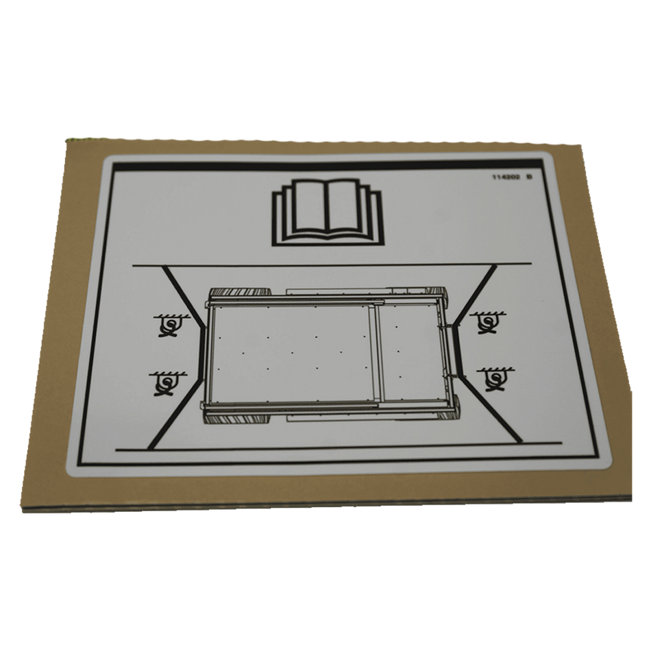 Decal Label Transport Tie 68 TSA/GN114202GT