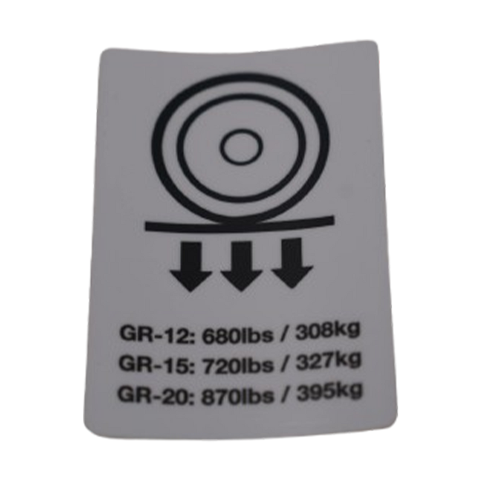 Decal - Wheel Load GRGRC TSA/GN1270489GT