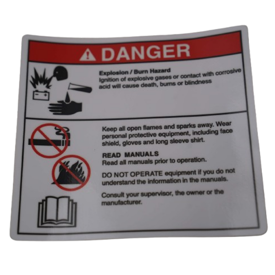 Decal - Danger Battery Safety TSA/GN1290675GT