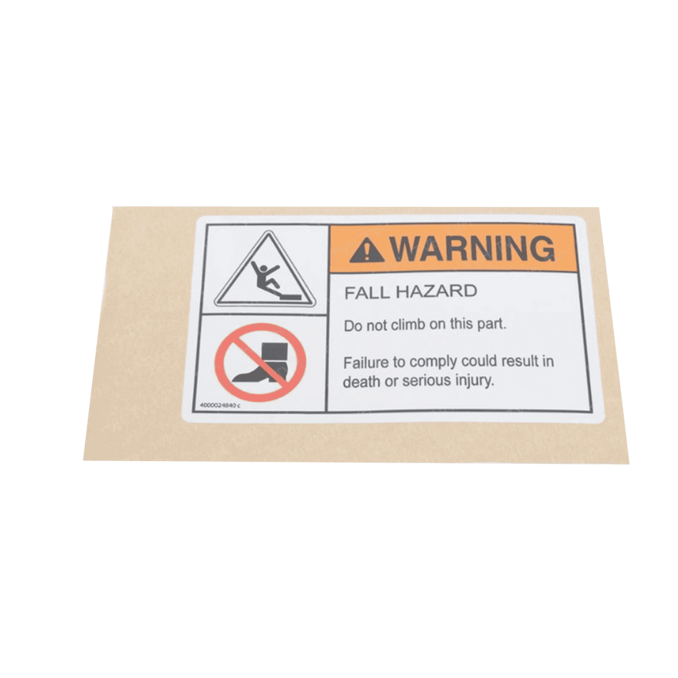 Do Not Place The Feet Decal TSA/HL4000024840