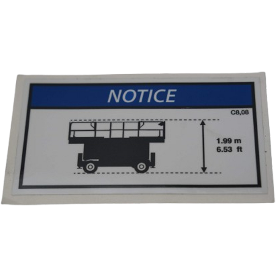 Do Not Place The Feet Decal TSA/HL4000024840