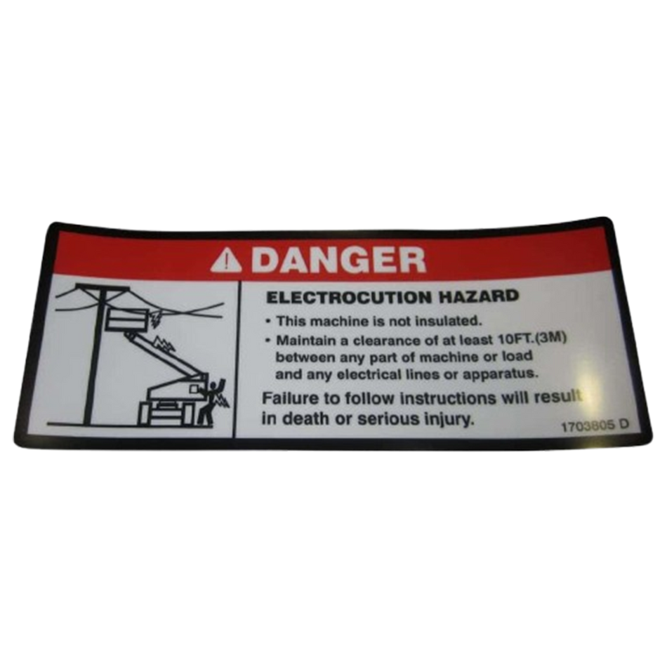 Decal - Danger Electrocution TSA/JL1703805