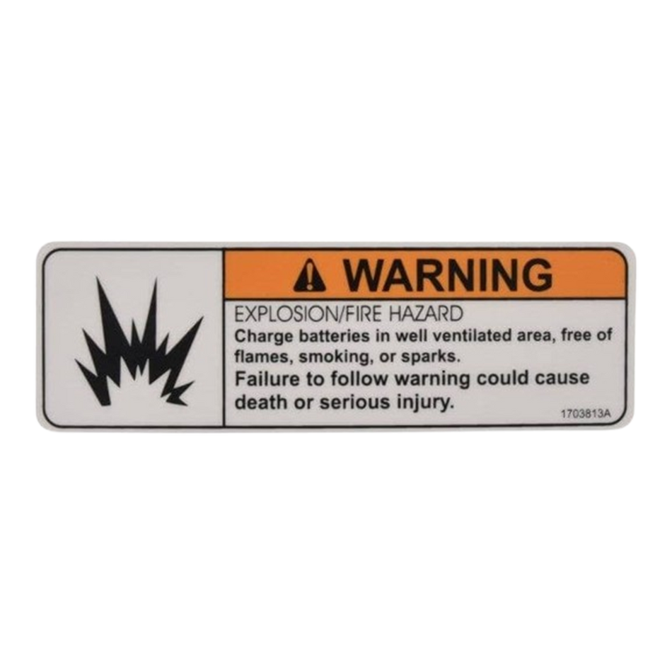 Decal - Warning Battery TSA/JL1703813