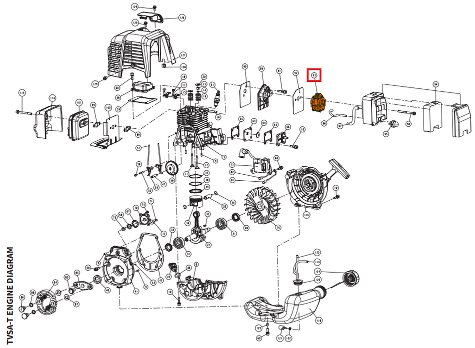 Tomahawk Carburetor Replacement Spare Part for Honda GX35 4-Stroke Engine