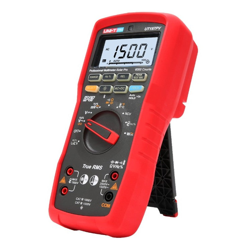 Uni-Trend UT197PV Solar Pro Industrial TRMS Digital Multimeter with Bluetooth
