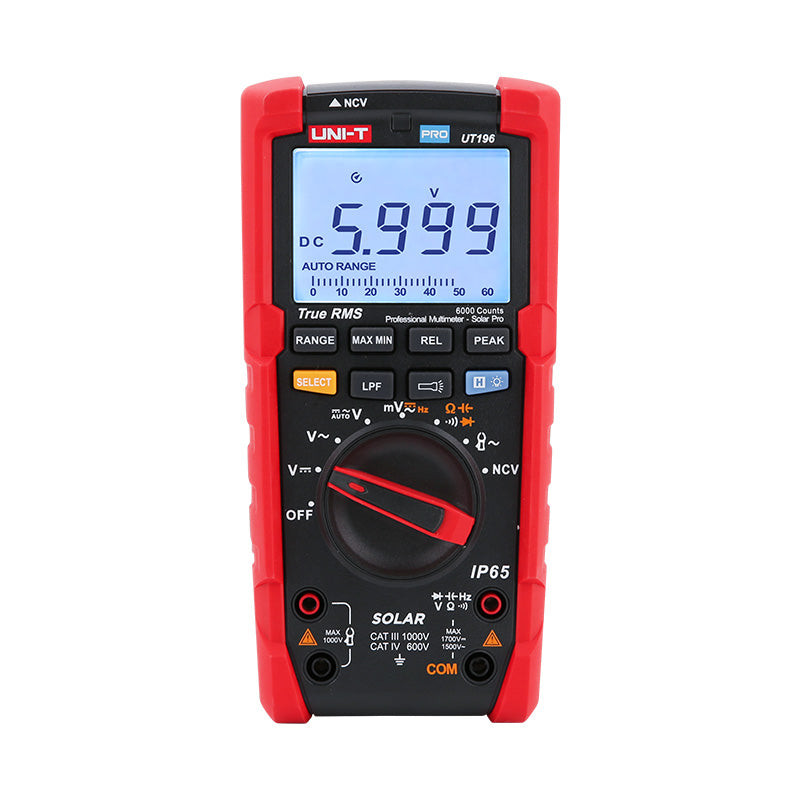 Uni-Trend UT196 Solar Pro TRMS Multimeter