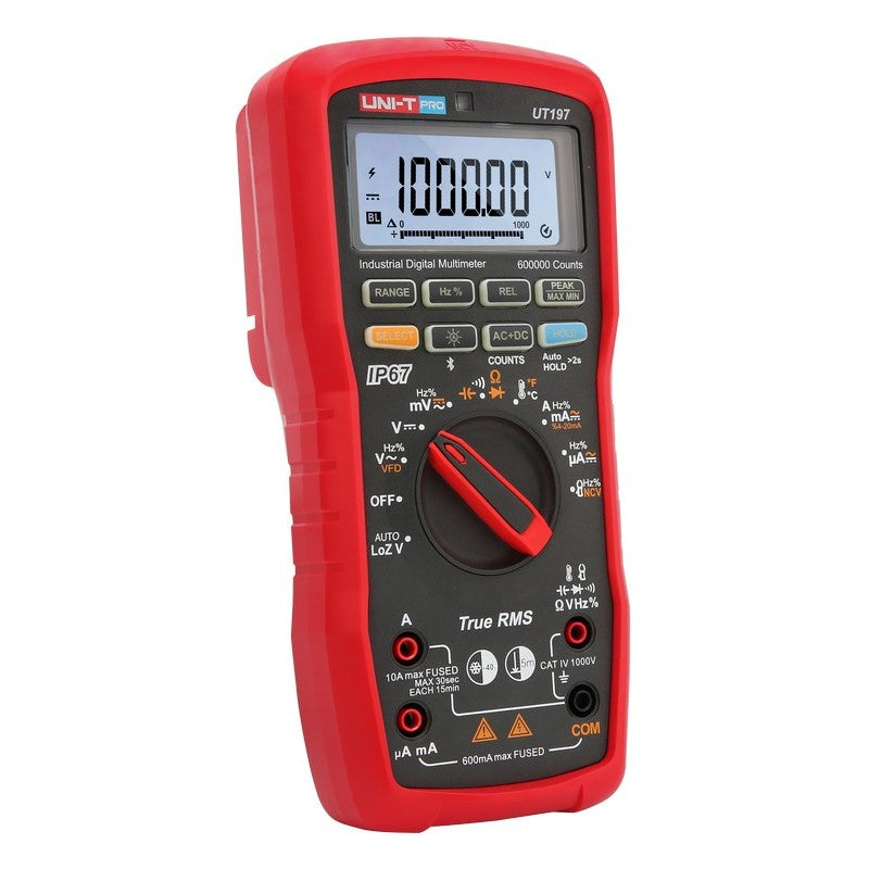 Uni-Trend UT197 Industrial TRMS Digital Multimeter with Bluetooth