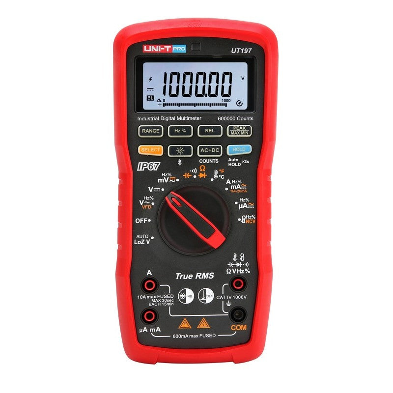 Uni-Trend UT197 Industrial TRMS Digital Multimeter with Bluetooth