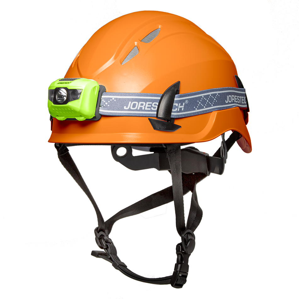 Jorestech Ventilated Work at Height Hard Hat & Water-Resistant Headlight Bundle