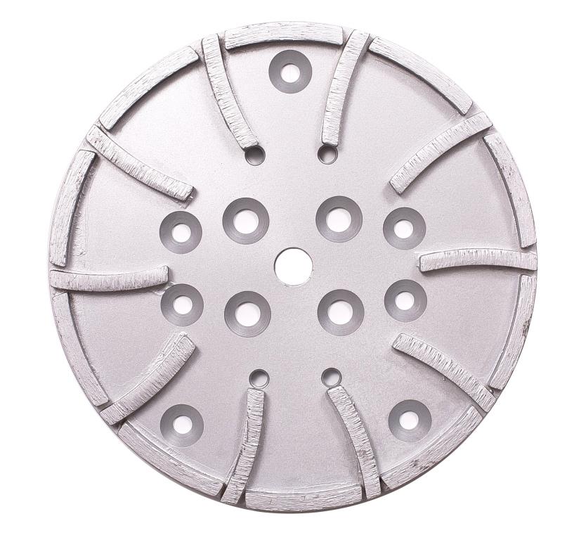 Tomahawk 10" Grinding Wheel Diamond 20 Segments Concrete Floor Grinder Disc Blade for Leveling, Coating Removal, and Surface Prep