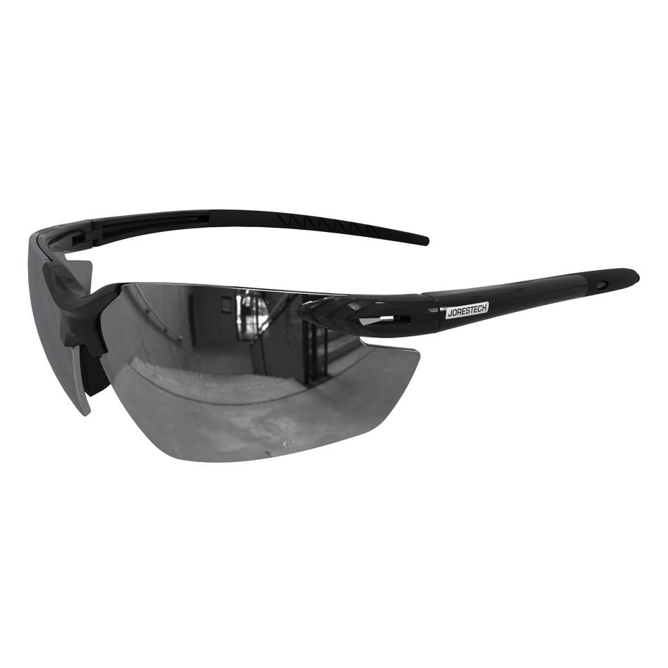 Jorestech Wraparound Safety Glasses with Flexible Rubber Temple Tips