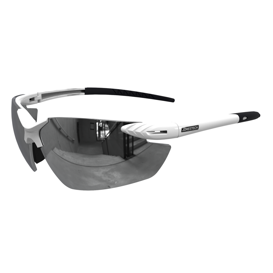Jorestech Wraparound Safety Glasses with Flexible Rubber Temple Tips