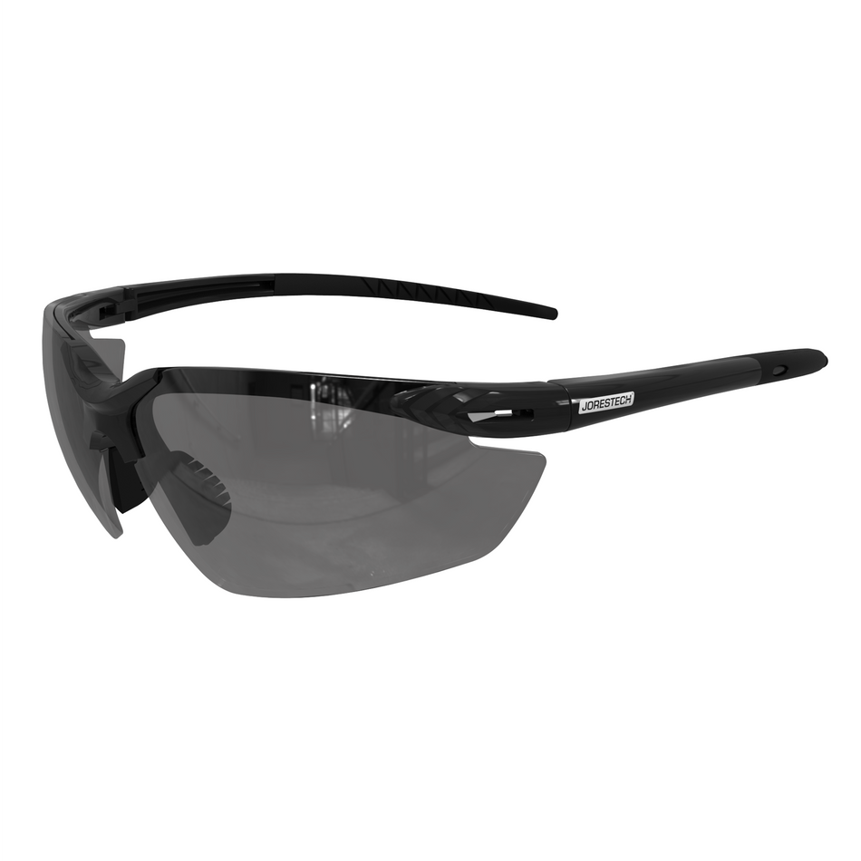 Jorestech Wraparound Safety Glasses with Flexible Rubber Temple Tips