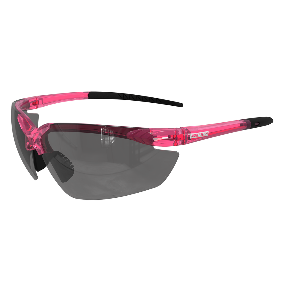 Jorestech Wraparound Safety Glasses with Flexible Rubber Temple Tips