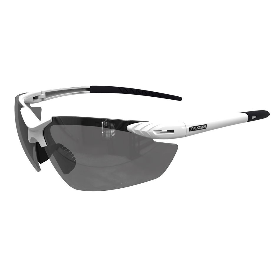 Jorestech Wraparound Safety Glasses with Flexible Rubber Temple Tips