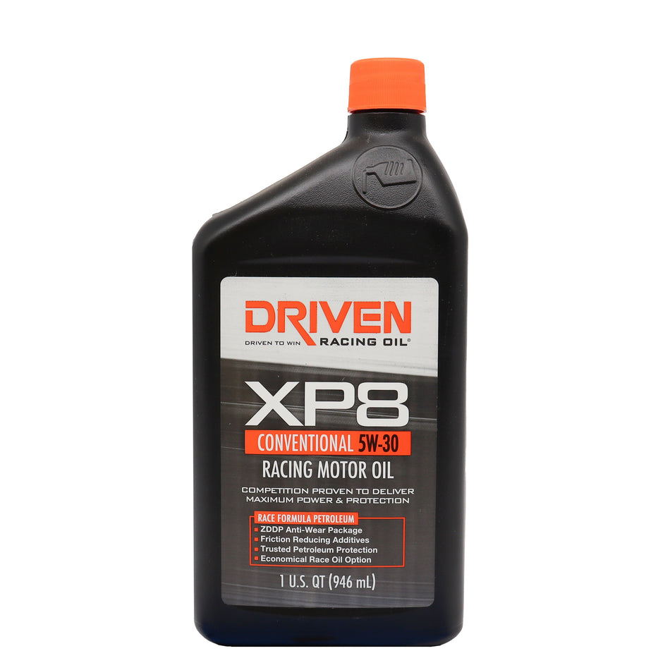 XP8 Conventional Racing Oil, 5W-30 QuartDriven Racing Oil